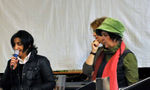 Valérie Tarkos et Katalin Molna