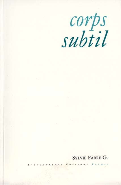 Fabre G corps subtil