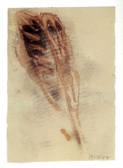 Miklos Bokor, desssin original, tirage de tête, Paul Celan, Poèmes, Editions Unes, 1987