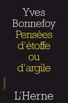 Bonnefoy, d'étoffe ou d'argile Bonnefoy, d'étoffe ou d'argile