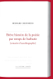 Bernard Desportes  brève histoire de la poésie