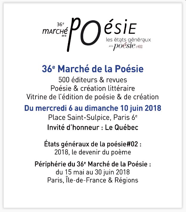 Marché de la poésie