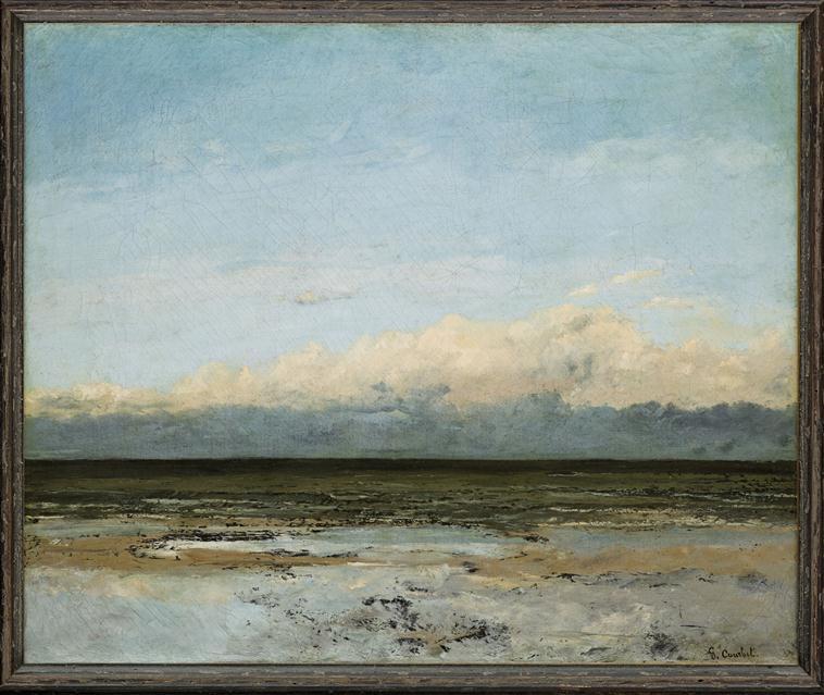 Courbet  marée montante
