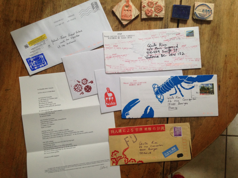 Enveloppes timbres sceaux CR PPP