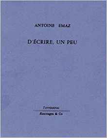 Emaz d'écrire un peu
