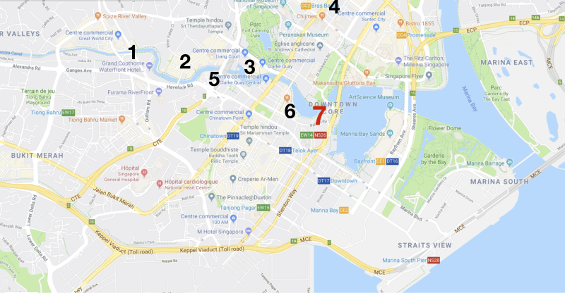 Carte Singapour 7