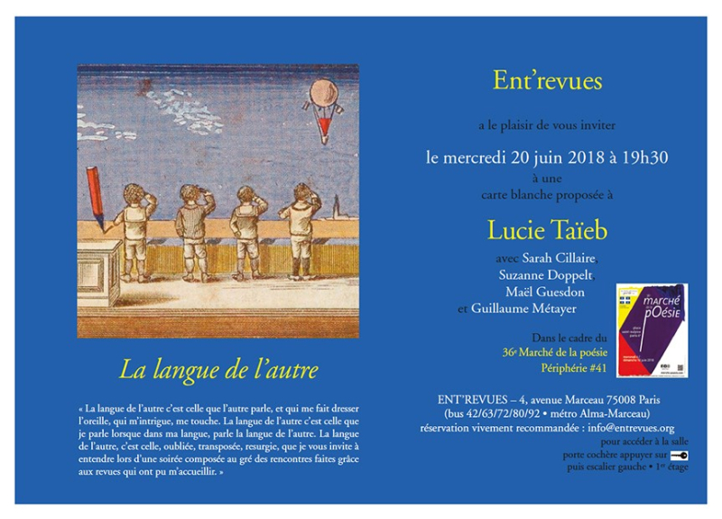 Lucie Taïeb à entrevues