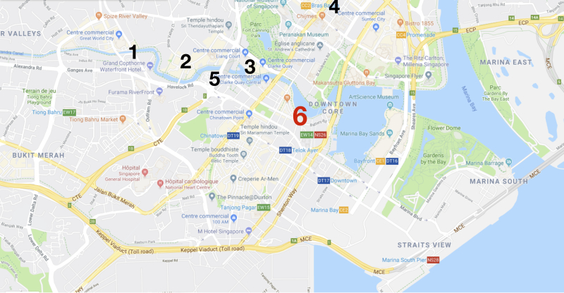 Carte Singapour 6