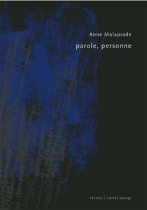 Anne malaprade  parole personne