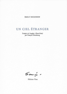 Emuly Dickinson  un ciel étranger