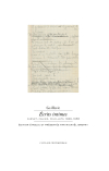 Guillevic  écrits intimes