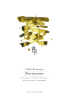 Cédric Demangeot  Pour personne