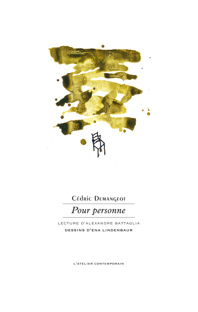 Cédric Demangeot  Pour personne