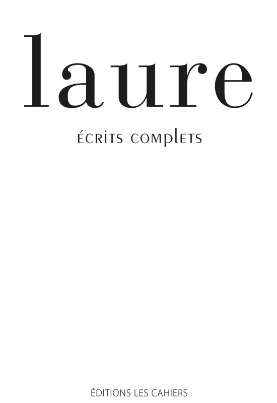 Couverture-Ecrits-complets-Laure