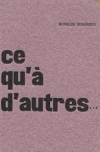 Monique Domergue ce qu'à d'autres Monique Domergue ce qu'à d'autres