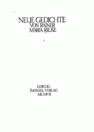 Neue Gedichte