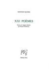 Geoffrey Squires  XXI poèmes