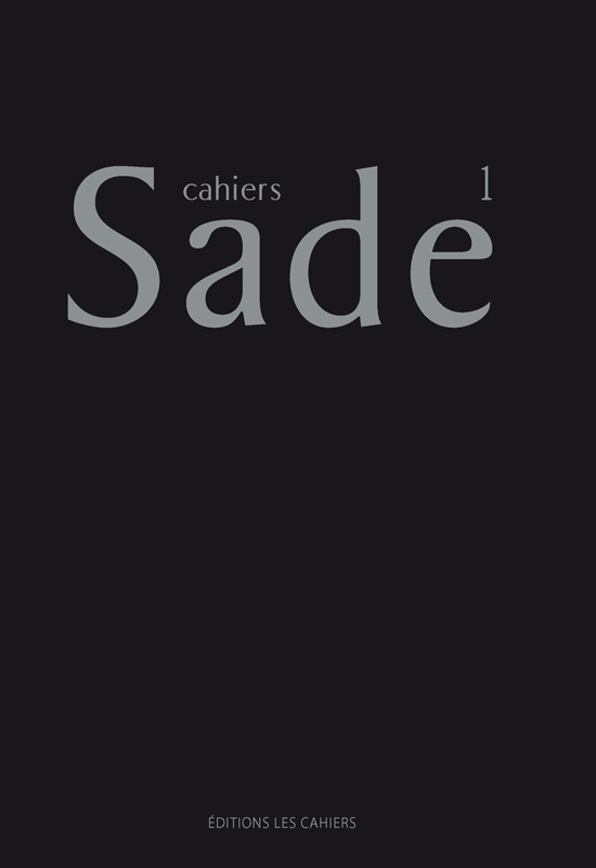 Cahier Sade