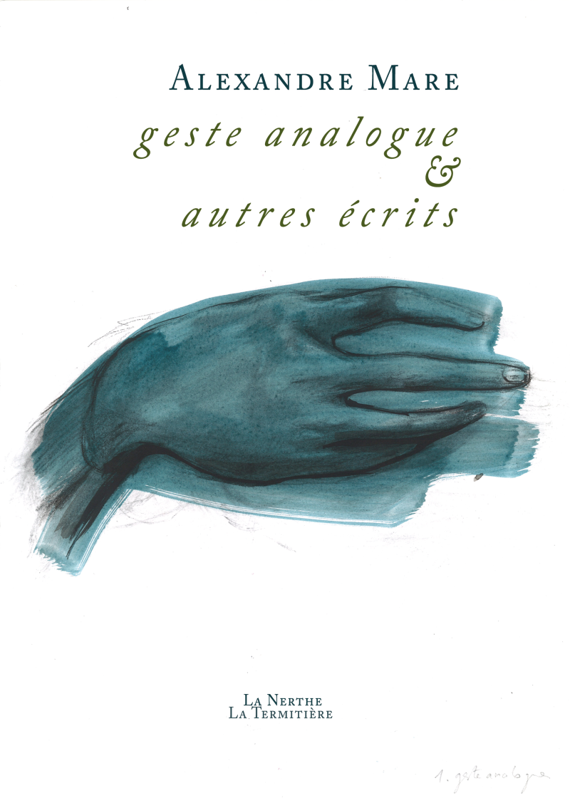 Alexandre Mare  gesta analogue et autres écrits