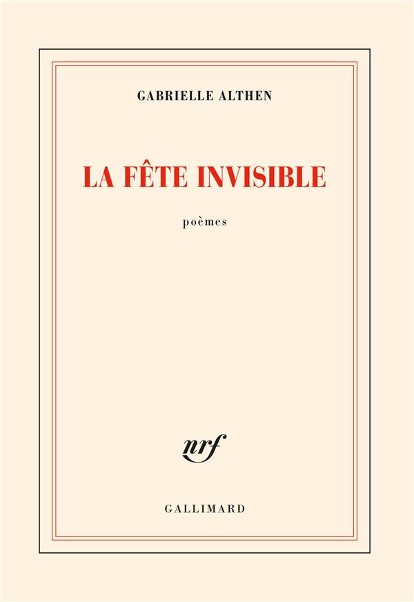 Gabrielle Althen  la fête invisible