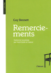 Guy Bennett  remerciements  2