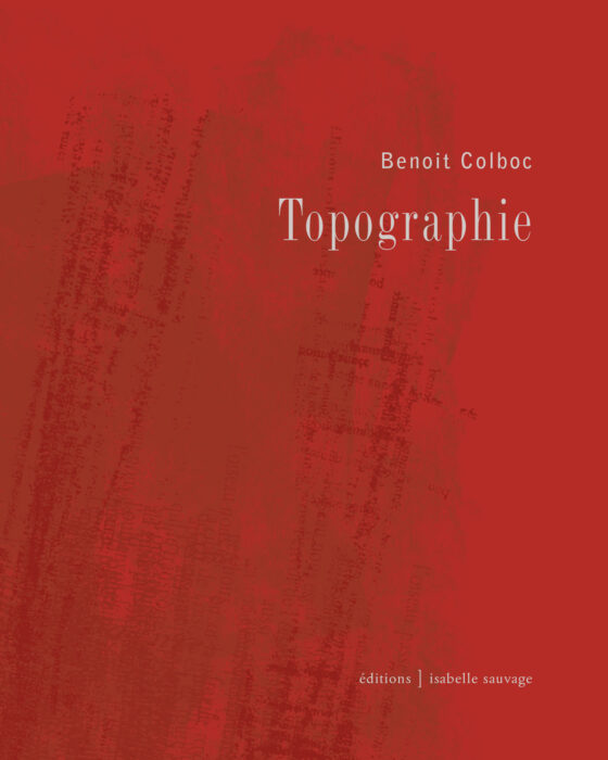 Benoît Colboc  Topographie