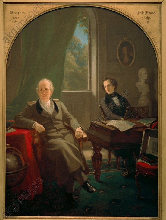 Mendelsohn et Goethe