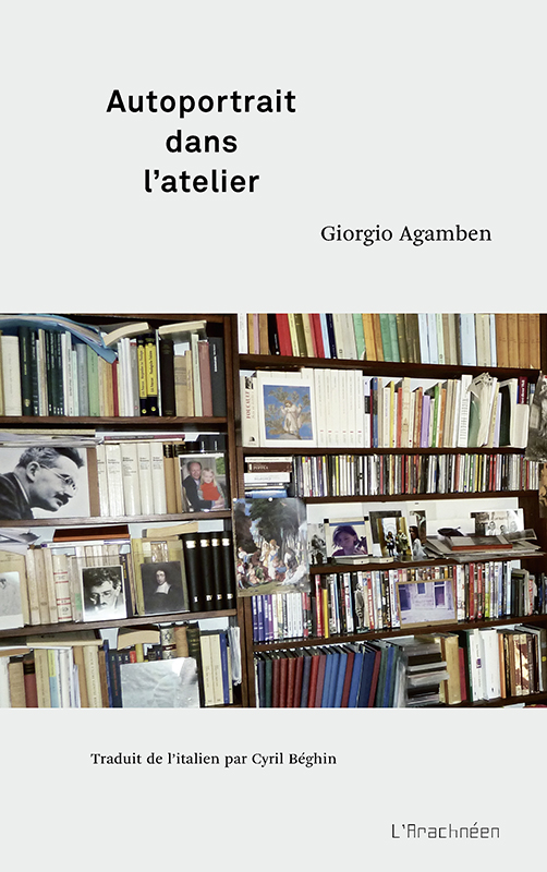 Giorgio Agamben  autoportrait dasn l'atelier