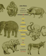 Julien Blaine et ses animaux
