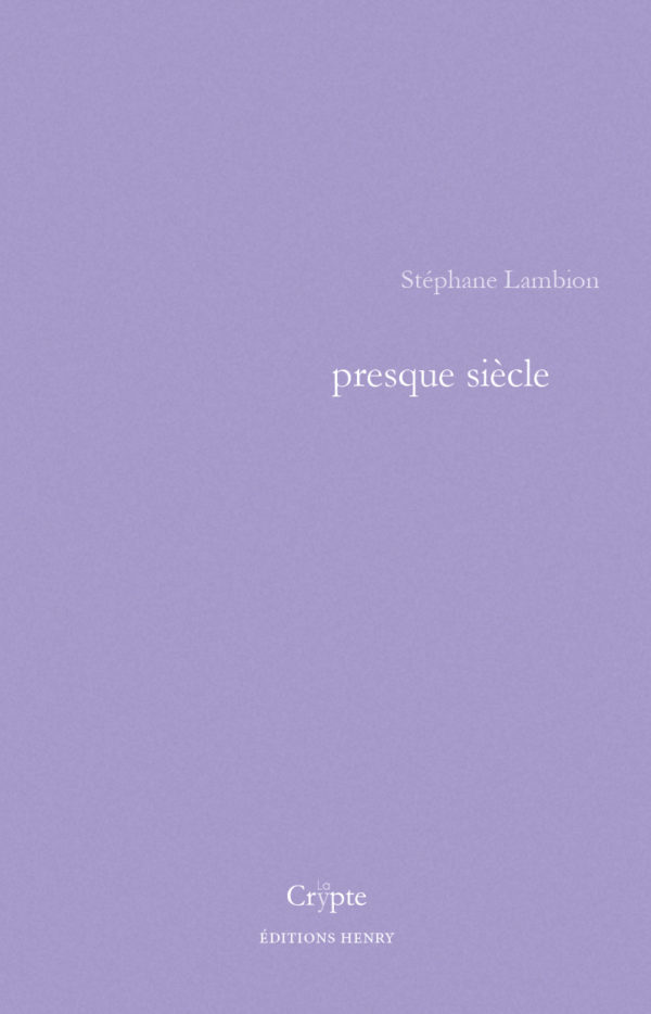 Stéphane Lambion  pesque siècle