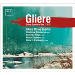 Reinhold Glière (1875-1956)  String quartets n° 1 & 2  Glière String Quartet  Wladislaw Winokurow  violin  Dominika Falger  violin  Martin Edelmann  viola  Endre F. Stankowsky  cello  Dux 2022.